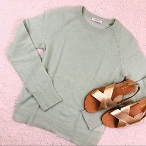 Equipment Cashmere MintCrewneck Sweater “Sloane”
